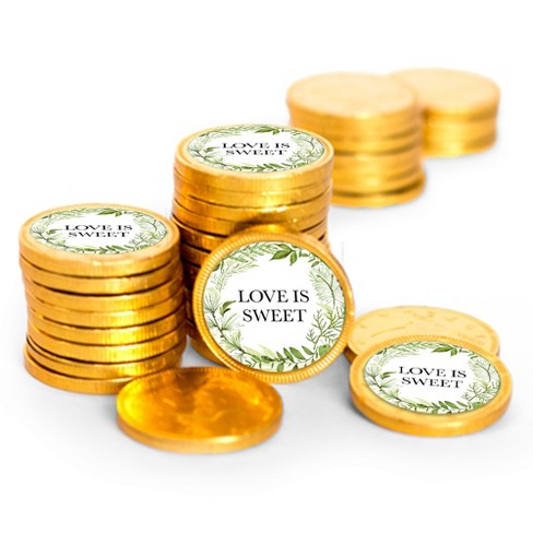 84ct Wedding Candy Party Favors Chocolate Coins 84 Count