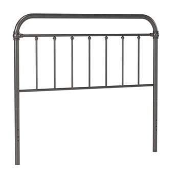 Full/Queen Kirkland Metal Headboard without Frame Aged Pewter - Hillsdale Furniture