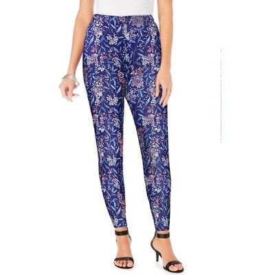 Roaman's Women's Plus Size Ankle Length Essential Stretch Legging
