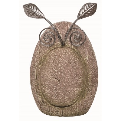 Transpac Resin 6" Brown Spring Mossy Owl Figurine