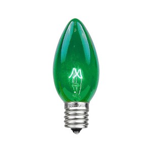Novelty Lights C9 Incandescent Traditional Vintage Christmas Replacement Bulbs 25 Pack - 1 of 4