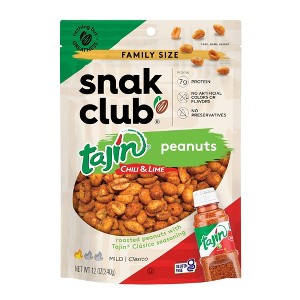 Snak Club Tajin Clasico Chili & Lime Peanuts - 12 Ounce (Pack of 1) - 1 of 4