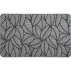 Evideco French Home Goods Jungle Print Kitchen Mats - Non-Slip, Washable, Leaf Design, Available in Two Sizes - 1 of 4