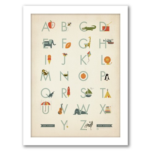 Alphabet Boy By Anderson Design Group Framed Print Wall Art Americanflat Target