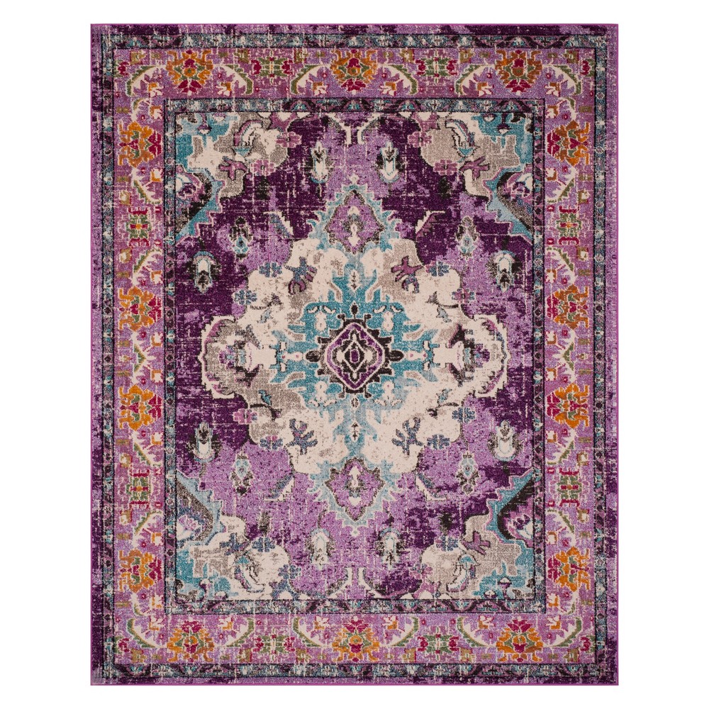 9'x12' Medallion Area Rug Violet/Light Blue - Safavieh