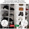 360° Rotating 7-Tier Shoe Rack Tower with Spinning Shelves and Space-Saving Vertical Organizer for Entryway or Closet-3irtyhousy - 3 of 4