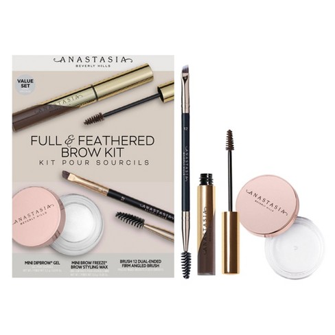 Target Beverly Feathered Eyebrow - Kit Beauty Full Brown & Hills 0.158oz/3ct - - Ulta Dark Anastasia :