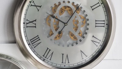 20 Wall Clock with Raised Gears/Numbers - Westclox