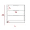 RISOKEYS 3 Drawers Dresser with 3 Wide Drawers,Object Decorative and Other Objects, ,for Bedroom and Living Room - 4 of 4