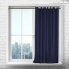 RoomDividersNow 120in - 150in - Adjustable Extension Curtain Rod, Black - image 3 of 4