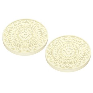 Unique Bargains Diatomite Water Absorbent Quick Drying Non-slip Coaster 4 Inch - 1 of 4