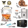 Sparkle and Bash Crystal Whiskey Glasses - Set of 2 Bourbon Glasses, Tumblers for Drinking Scotch, Cognac, Irish Whisky, Large 10oz - 3 of 4
