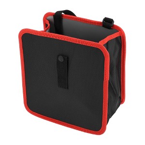 Unique Bargains Car Trash Can Hanging Folding Front Seats Oxford Cloth Trash Bin 1 Pcs - 1 of 4