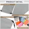 Unique Bargains Portable Drawstring Eyeglass Storage Bags 8 Pcs 7" x 3.5" - 3 of 4