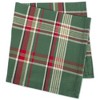 Design Imports  Christmas Plaid Napkin Set 6 Piece, Dark Green, 18X18" - 4 of 4