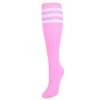 CTM Women's Julietta Fashion Knee-High Striped Socks (1 Pair) - 4 of 4