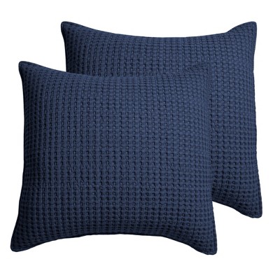 Mills Waffle Euro Sham Set - Two Euro Shams - Levtex Home : Target