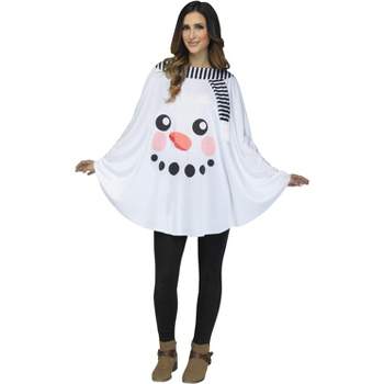 Fun World Snowman Shawl Adult Costume