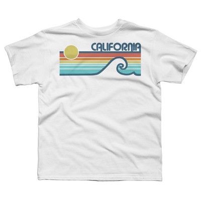 Boy's Design By Humans California Retro Sunset By LuckyU T-Shirt
