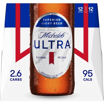 Michelob Ultra Superior Light Beer - 12pk/12 fl oz Bottles