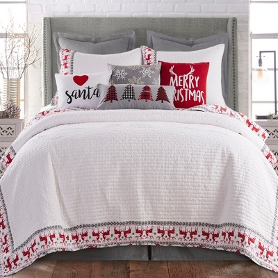 Rudolph Holiday Quilt Set Levtex Home, Holiday Bedding King Size
