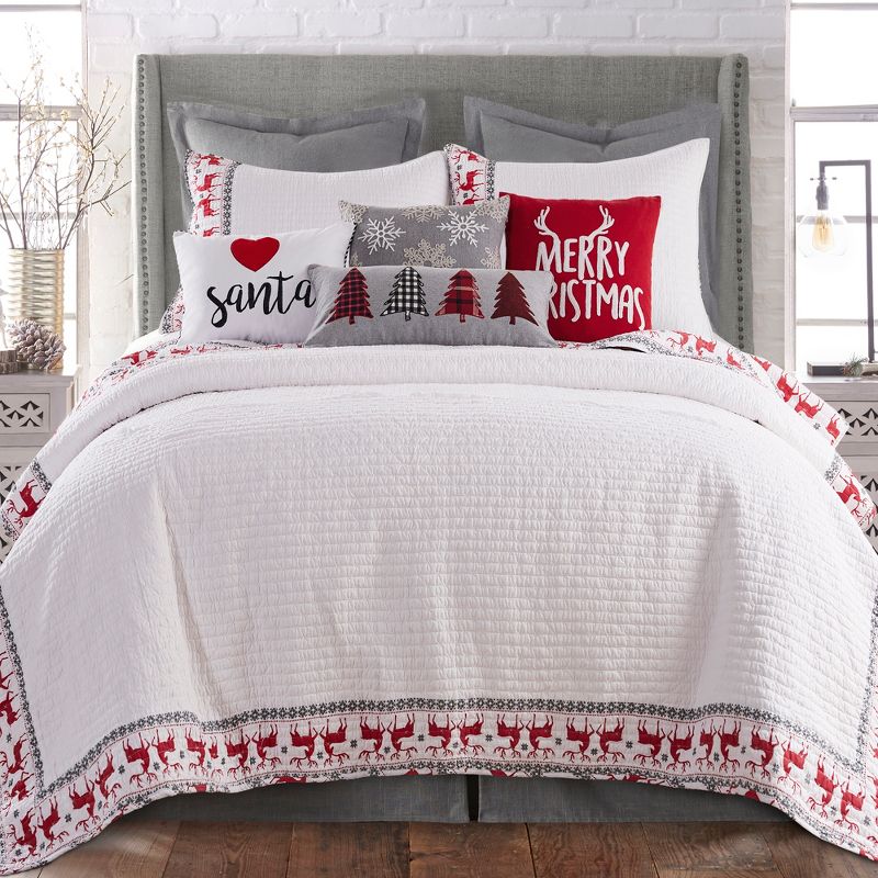 Rudolph Holiday Quilt Set -  Levtex Home, 2 of 6
