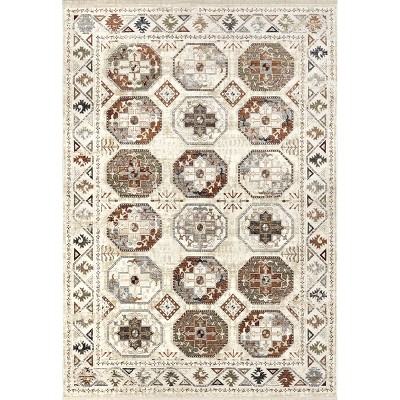 Nuloom Astrid Traditional Motif Fringe Indoor Area Rug Beige Size 2' x 4'