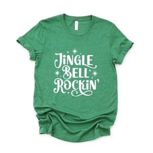 Jingle Bell Rockin' Sparkle - Womens Short Sleeve Tee - 1 of 3