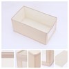 REGALWOVEN Foldable Decorative Storage Bin with Handles for Clothing Organizer 2 Pcs - 2 of 4