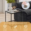 HYLEORY End Table with Charging Station, Side Table with USB Ports and Outlets, Sofa End Table Table for Living Room Bedroom, Nightstand with Shelve - 3 of 4