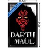 Trends International Star Wars: The Phantom Menace - Darth Maul Charcoal Framed Wall Poster Prints - 3 of 4