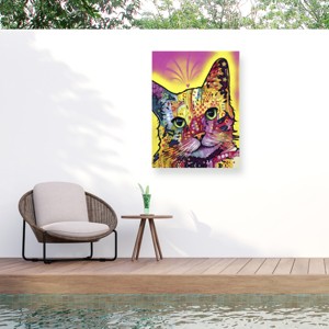 "Tilt Cat" Outdoor Canvas - 1 of 4