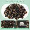 Unique Bargains Alloy Satin Fabric Big Rose Flower Dainty Brooches and Pins 1 Pc - 2 of 4