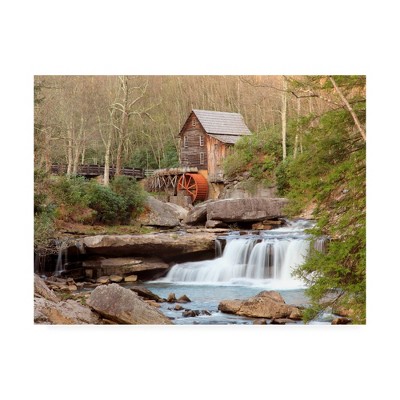 18" x 24" Glade Creek Mill West Virginia by Monte Nagler - Trademark Fine Art