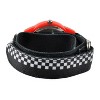 Boys' Disney Cars Lightning Mc Queen Red Plastic Time Teacher Watch - Black - 3 of 4
