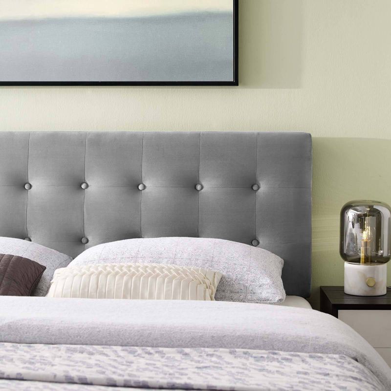 Emily King Biscuit Tufted Performance Velvet Headboard - Modway, 6 of 8