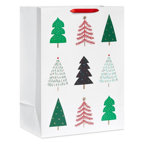 Collections Etc Sparkling Sequin Santa Gift Sack-style Treat Bags - Set Of  6 Red : Target