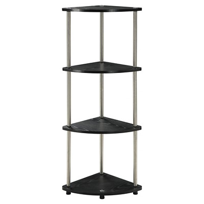 48" 4 Tier Corner Shelf Black - Breighton Home