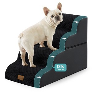 Cozy Kiss Modular Foam Pet Stairs, Portable Dog Steps for Couch and Bed with Removable Design - 1 of 4