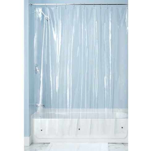 Mdesign X Wide Waterproof Vinyl Shower, How To Clean Clear Shower Curtain Liner