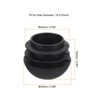 Unique Bargains Round Non-Slip Noise Reduction Non-Marking Furniture Leg Plastic Plugs - 2 of 4