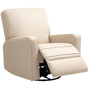 Manual Recliner Chair for Adults with Thick Cushion, Breathable Fabric Glider Rocking Chair for Living Room - 1 of 4