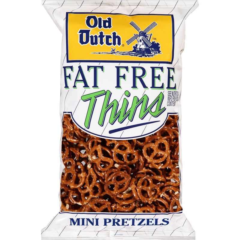Old Dutch Fat Free Thins Mini Pretzels - 15oz, 1 of 5