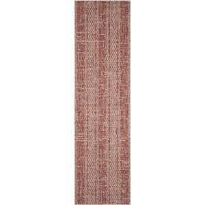 Courtyard CY8736 UV & Stain Resistant Non-Shedding Power Loomed Indoor/Outdoor Rugs - Safavieh - 1 of 4