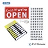 Unique Bargains PVC Self-Adhesive Waterproof Store Shop Business Hour Sign 1 Set - 3 of 4