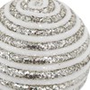 Gulches 4 in Silver Shatterproof Mirror Finish Ball Classic Christmas Tree Ornaments 12-Pack - 4 of 4