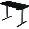 INFURNIC Desks Adjustable Height Standing Desk with Solid Steel Frame and Spacious Workspace for Home Office, Black, 49.8"*25.59"*4.25" - 3 of 4