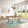Rugs for Living Room, Floral Insect Botanical Area Rug, Soft Washable Non Slip Low Pile Rug Bedroom Home Decor - 2 of 4