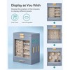 SONGMICS Jewelry Box with Glass Window 5-Layer Jewelry Storage Organizer with 3 Side Drawers - 2 of 4