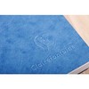 Clairefontaine Clothbound Notebook w/ elastic closure - Ruled  96 sheets - 8 1/4 x 11 3/4 - Green - 3 of 4